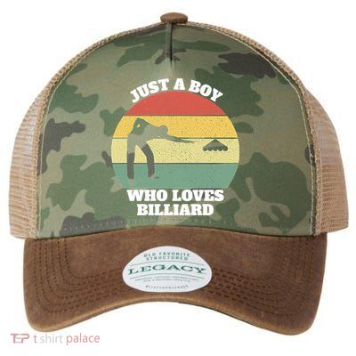 Father's Day Vintage Billiard Pool Billiards Cue Sports Gift For Dad Legacy Tie Dye Trucker Hat