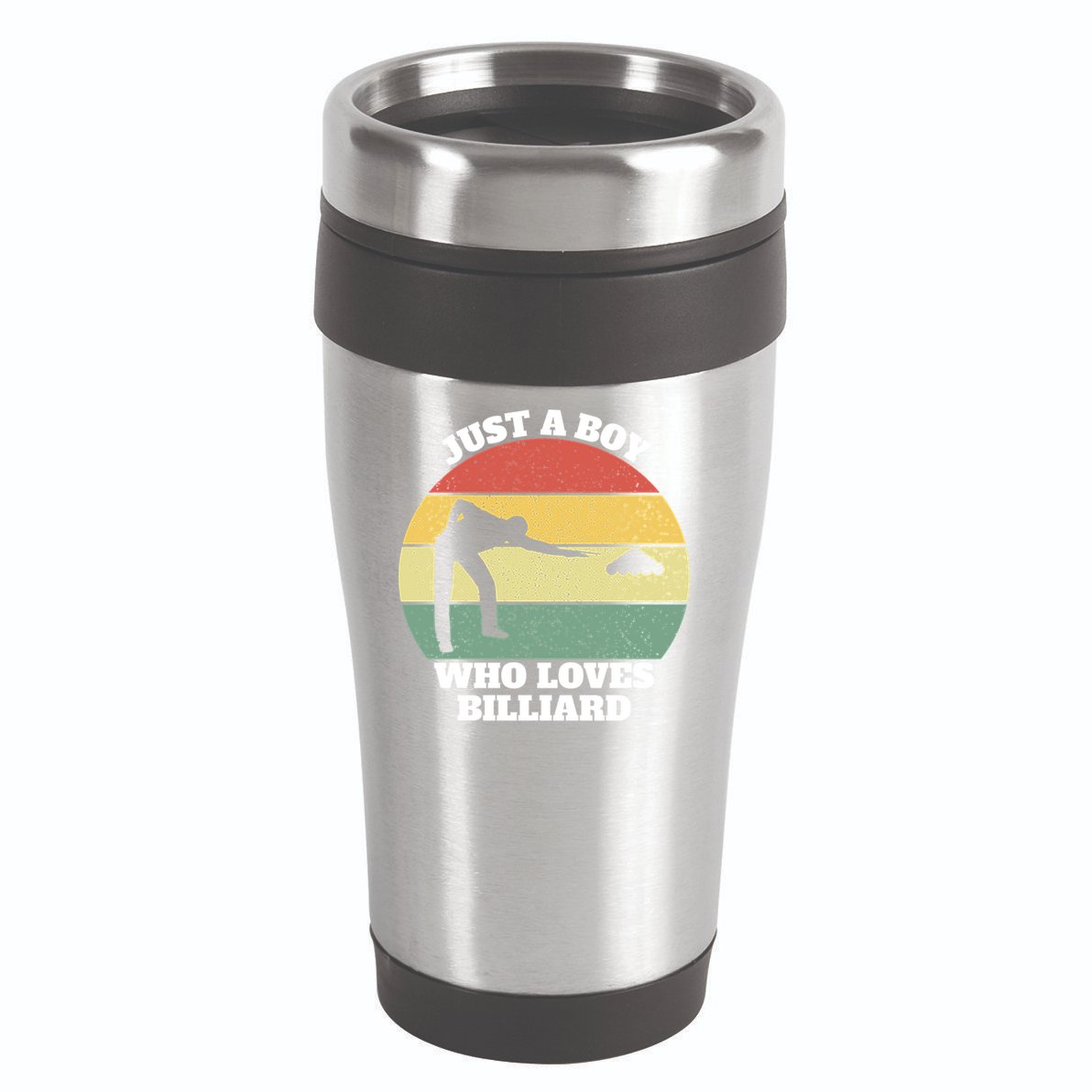 Father's Day Vintage Billiard Pool Billiards Cue Sports Gift For Dad 16oz Travel Tumbler