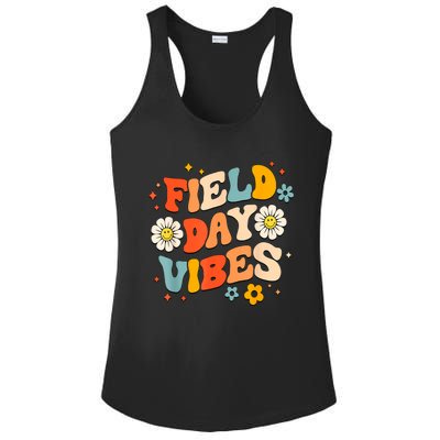 Field Day Vibes Funny For Teacher Happy Field Day 2024 Great Gift Ladies PosiCharge Competitor Racerback Tank