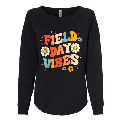 Field Day Vibes Funny For Teacher Happy Field Day 2024 Great Gift Womens California Wash Sweatshirt