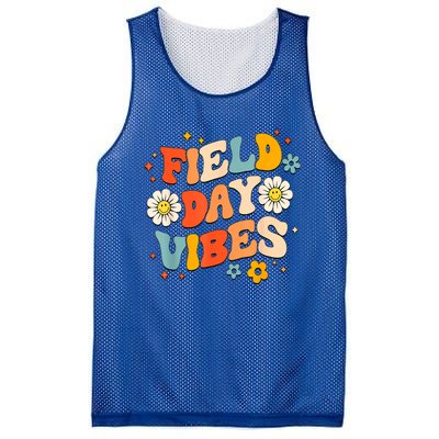 Field Day Vibes Funny For Teacher Happy Field Day 2024 Great Gift Mesh Reversible Basketball Jersey Tank