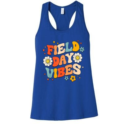 Field Day Vibes Funny For Teacher Happy Field Day 2024 Great Gift Women's Racerback Tank