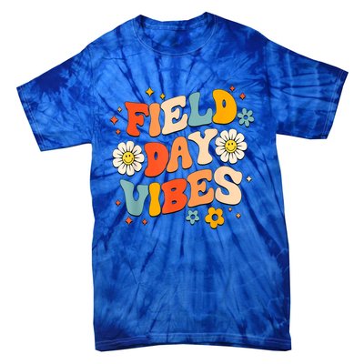 Field Day Vibes Funny For Teacher Happy Field Day 2024 Great Gift Tie-Dye T-Shirt