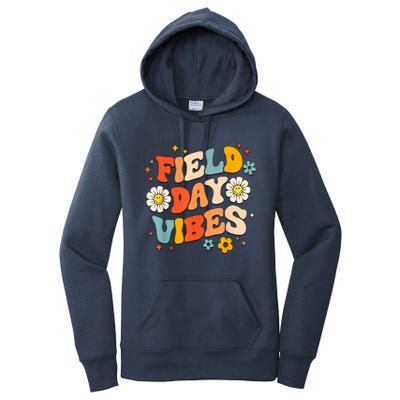 Field Day Vibes Funny For Teacher Happy Field Day 2024 Great Gift Women's Pullover Hoodie