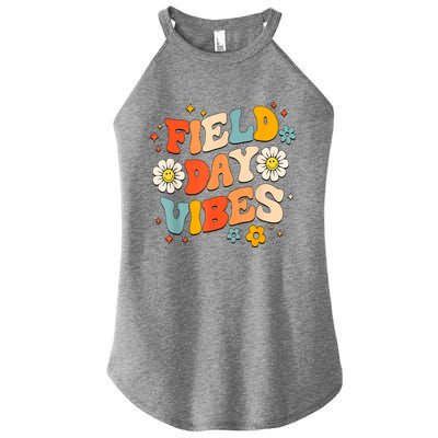 Field Day Vibes Funny For Teacher Happy Field Day 2024 Great Gift Women's Perfect Tri Rocker Tank