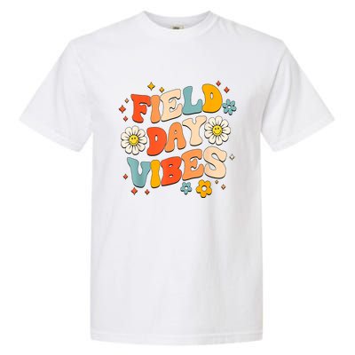 Field Day Vibes Funny For Teacher Happy Field Day 2024 Great Gift Garment-Dyed Heavyweight T-Shirt