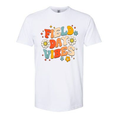 Field Day Vibes Funny For Teacher Happy Field Day 2024 Great Gift Softstyle CVC T-Shirt