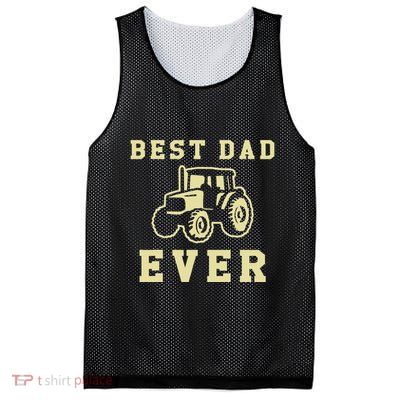 Farmer Dad Vintage Tractor Driver Father Mesh Reversible Basketball Jersey Tank
