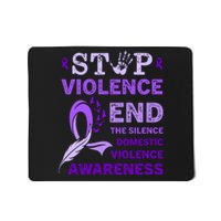 Family Domestic Violence Awareness Purple Ribbon Mousepad