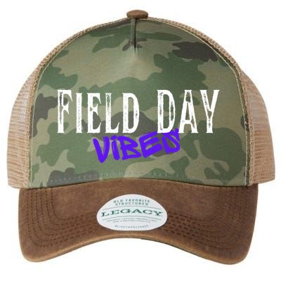 Field Day Vibes Funny School Teacher Student Meaningful Gift Legacy Tie Dye Trucker Hat