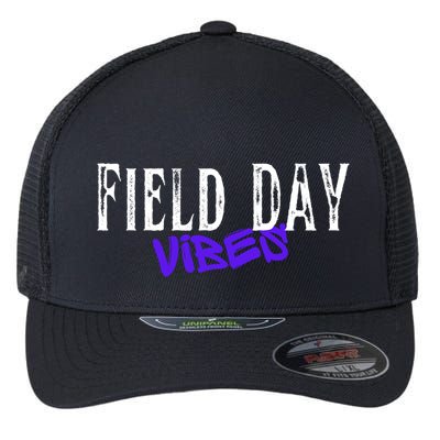 Field Day Vibes Funny School Teacher Student Meaningful Gift Flexfit Unipanel Trucker Cap