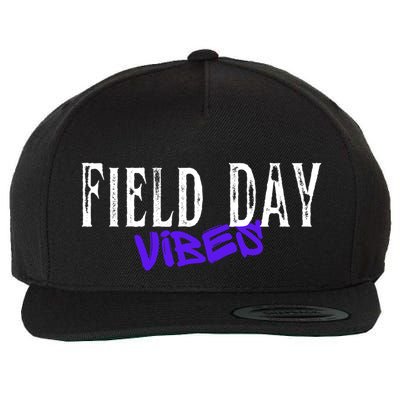 Field Day Vibes Funny School Teacher Student Meaningful Gift Wool Snapback Cap