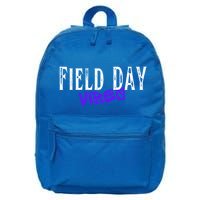 Field Day Vibes Funny School Teacher Student Meaningful Gift 16 in Basic Backpack