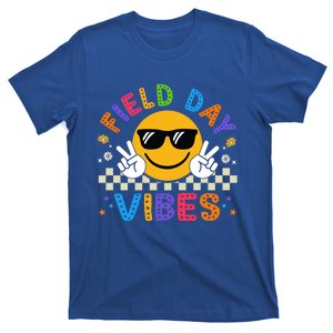 Field Day Vibes Funny Summer Glasses Teacher Field Day Meaningful Gift T-Shirt