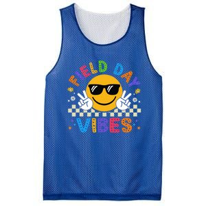 Field Day Vibes Funny Summer Glasses Teacher Field Day Meaningful Gift Mesh Reversible Basketball Jersey Tank