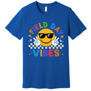 Field Day Vibes Funny Summer Glasses Teacher Field Day Meaningful Gift Premium T-Shirt