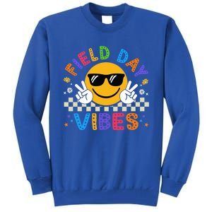 Field Day Vibes Funny Summer Glasses Teacher Field Day Meaningful Gift Tall Sweatshirt