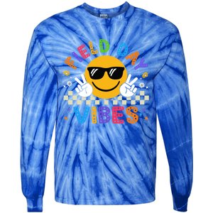 Field Day Vibes Funny Summer Glasses Teacher Field Day Meaningful Gift Tie-Dye Long Sleeve Shirt