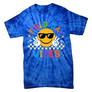 Field Day Vibes Funny Summer Glasses Teacher Field Day Meaningful Gift Tie-Dye T-Shirt