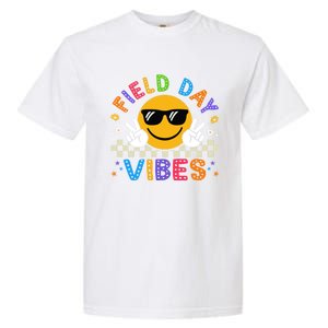 Field Day Vibes Funny Summer Glasses Teacher Field Day Meaningful Gift Garment-Dyed Heavyweight T-Shirt