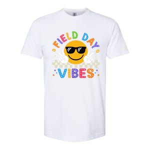 Field Day Vibes Funny Summer Glasses Teacher Field Day Meaningful Gift Softstyle CVC T-Shirt