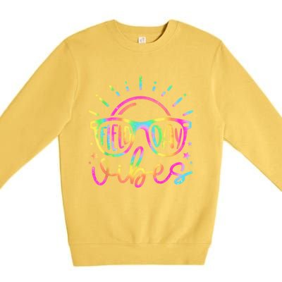 Field Day Vibes Teacher Field Day 2024 Meaningful Gift Premium Crewneck Sweatshirt