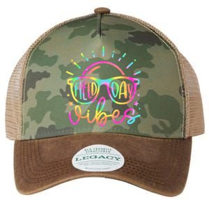 Field Day Vibes Teacher Field Day 2024 Meaningful Gift Legacy Tie Dye Trucker Hat