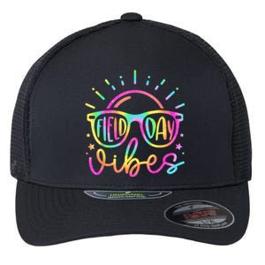 Field Day Vibes Teacher Field Day 2024 Meaningful Gift Flexfit Unipanel Trucker Cap