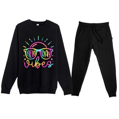 Field Day Vibes Teacher Field Day 2024 Meaningful Gift Premium Crewneck Sweatsuit Set