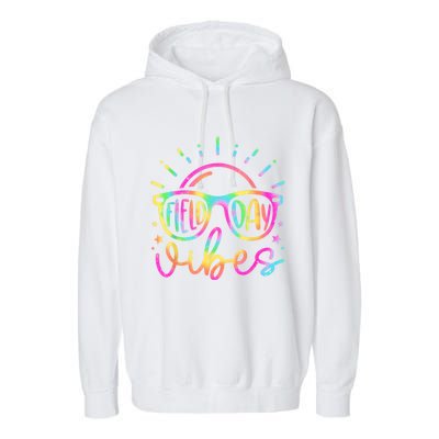 Field Day Vibes Teacher Field Day 2024 Meaningful Gift Garment-Dyed Fleece Hoodie