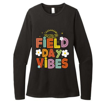 Field Day Vibes Funny For Teacher Happy Field Day 2024 Cute Gift Womens CVC Long Sleeve Shirt