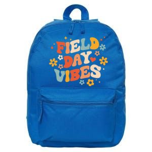 Field Day Vibes Funny For Teacher Happy Field Day Cute Gift 16 in Basic Backpack