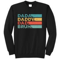 Father's Day Vintage Dada Daddy Dad Bruh Men Dad Sweatshirt