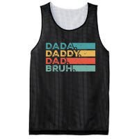 Father's Day Vintage Dada Daddy Dad Bruh Men Dad Mesh Reversible Basketball Jersey Tank