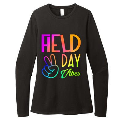 Field Day Vibes Funny Teacher Field Day Gift Womens CVC Long Sleeve Shirt