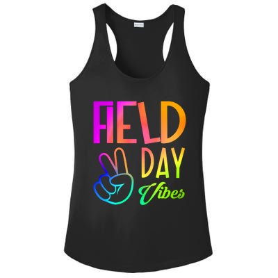 Field Day Vibes Funny Teacher Field Day Gift Ladies PosiCharge Competitor Racerback Tank