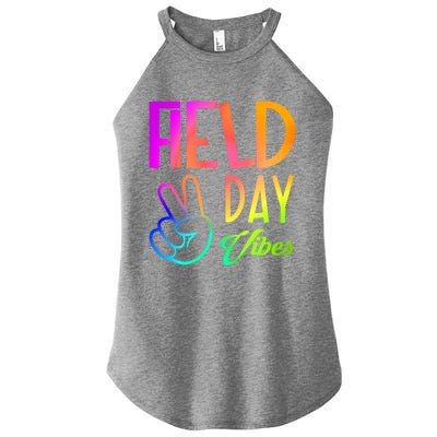 Field Day Vibes Funny Teacher Field Day Gift Women’s Perfect Tri Rocker Tank