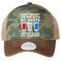 Funny Don't Worry I've Had Both My Shots Legacy Tie Dye Trucker Hat