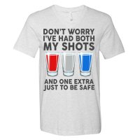 Funny Don't Worry I've Had Both My Shots V-Neck T-Shirt