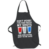 Funny Don't Worry I've Had Both My Shots Apron