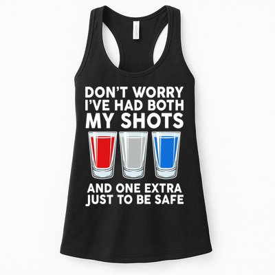Funny Don't Worry I've Had Both My Shots Womens Tank Top