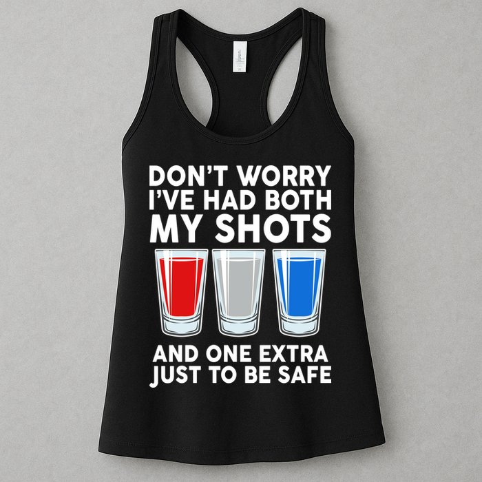 Funny Don't Worry I've Had Both My Shots Womens Tank Top