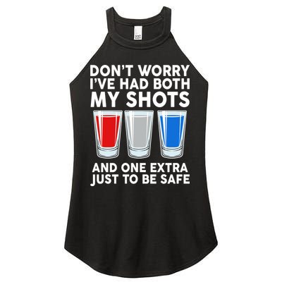 Funny Don't Worry I've Had Both My Shots Women's Perfect Tri Rocker Tank