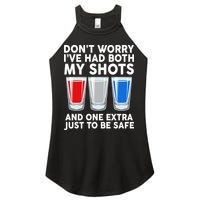 Funny Don't Worry I've Had Both My Shots Women's Perfect Tri Rocker Tank