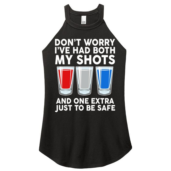 Funny Don't Worry I've Had Both My Shots Women's Perfect Tri Rocker Tank