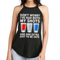 Funny Don't Worry I've Had Both My Shots Women's Perfect Tri Rocker Tank