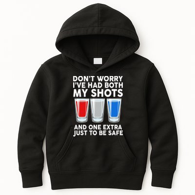 Funny Don't Worry I've Had Both My Shots Kids Hoodie