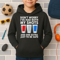 Funny Don't Worry I've Had Both My Shots Kids Hoodie