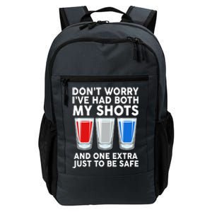 Funny Don't Worry I've Had Both My Shots Daily Commute Backpack