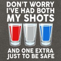 Funny Don't Worry I've Had Both My Shots Cotton Canvas Backpack